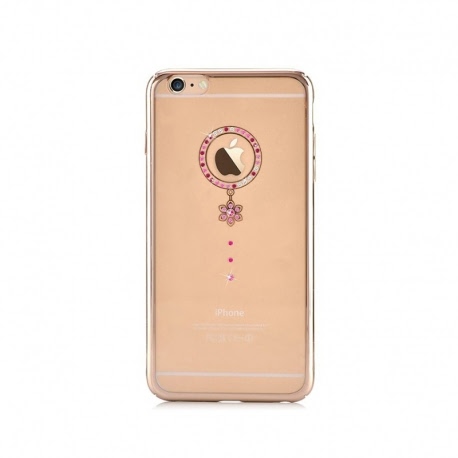 Husa APPLE iPhone 6\6S - Comma Crystal Camelia (Auriu)