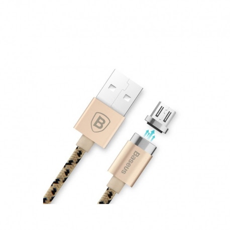 Cablu Date & Incarcare Magnetic MicroUSB (Auriu) BASEUS