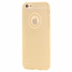 Husa APPLE iPhone 5\5S\SE - Glitter (Galben)