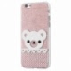 Husa APPLE iPhone 6\6S - Fashion (Shinny Bear Roz)