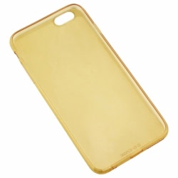 Husa APPLE iPhone 6 / 6S - Ultra Slim (Auriu Transparent)
