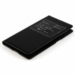 Husa SAMSUNG Galaxy S3 Mini - Flip Cover (Negru)