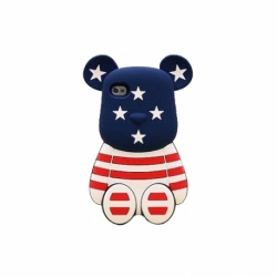 Husa APPLE iPhone 5\5S\SE - 3D (Urs Stripes Bleumarin)