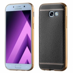 Husa SAMSUNG Galaxy A5 2017 - Litchi (Negru)