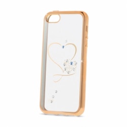 Husa APPLE iPhone 6\6S - Beeyo Heart (Auriu)
