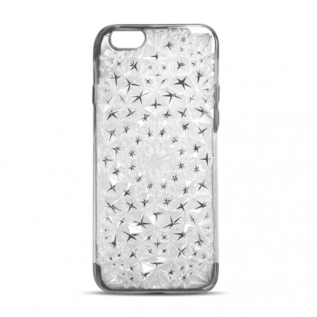 Husa APPLE iPhone 7 / 8 - 3D (Stars Argintiu)