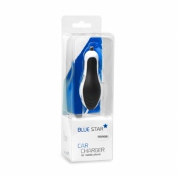 Incarcator Auto APPLE iPhone cu Mufa Lightning (Alb) Blister Blue Star
