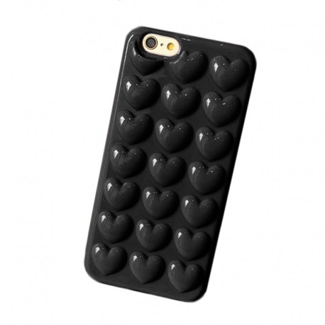 Husa APPLE iPhone 6\6S - Pistol (Inima Negru)