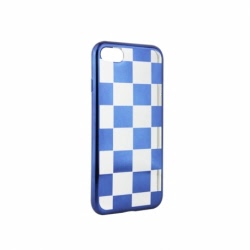 Husa APPLE iPhone 5\5S\SE - Electroplate Chess (Albastru)