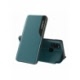 Husa SAMSUNG Galaxy A12 - Leather View Case (Verde)