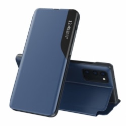 Husa SAMSUNG Galaxy A02s - Leather View Case (Bleumarin)