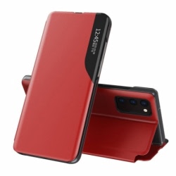 Husa SAMSUNG Galaxy A02s - Leather View Case (Rosu)