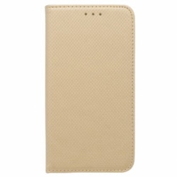 Husa Pentru SAMSUNG Galaxy J6 Plus 2018 - Flip Magnet TSS, Auriu