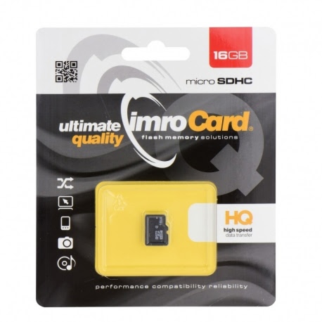 Card MicroSD 16GB Clasa 10 IMRO
