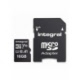 Card MicroSD 16GB + Adaptor Clasa 10 Integral