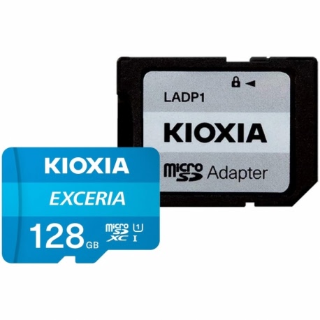 Card MicroSD 128 GB + Adaptor Clasa 10 Kioxia