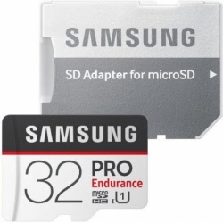 Card MicroSD Original SAMSUNG PRO Endurance - 32GB + Adaptor Clasa 10