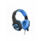 Casti de gaming cu microfon, stereo cu Mufa Jack 3.5mm (Negru/Albastru) ART