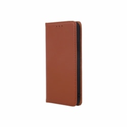 Husa SAMSUNG Galaxy A12 - Magnet Piele Naturala (Maro)