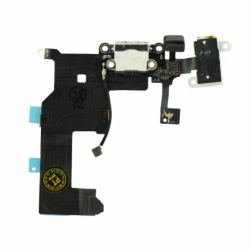 Banda Flex Pentru APPLE iPhone 5 Cu Conector De Incarcare (Alb)