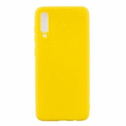 Husa SAMSUNG Galaxy A70 \ A70s - Silicone Cover (Galben)