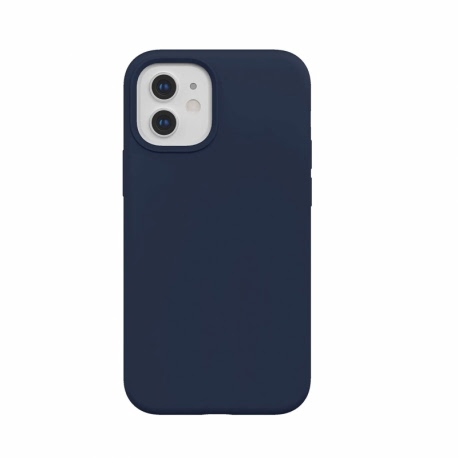 Husa APPLE iPhone 12 \ 12 Pro - Silicone Cover (Bleumarin)