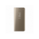 Husa HUAWEI P Smart (2019) - Flip Wallet Clear (Auriu) Blister