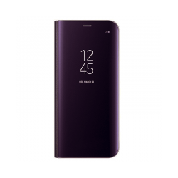 Husa SAMSUNG Galaxy J6 2018 - Flip Wallet Clear (Violet)