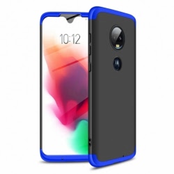 Husa MOTOROLA Moto G7 \ G7 Plus - GKK 360 Full Cover (Negru/Albastru)