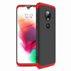 Husa MOTOROLA Moto G7 \ G7 Plus - GKK 360 Full Cover (Negru/Rosu)