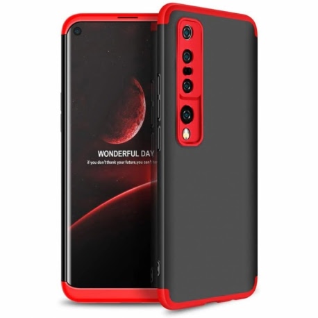 Husa XIAOMI Mi 10 - GKK 360 Full Cover (Negru/Rosu)