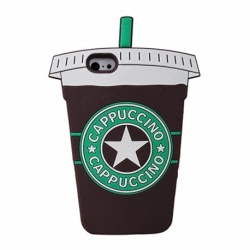 Husa APPLE iPhone 5\5S\SE - 3D (Cappuccino Maro)