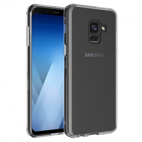 Set SAMSUNG Galaxy A6 Plus 2018 - Husa Ultra Slim (Transparent) + Folie de Sticla 9D Full Glue (Negru) Smart Glass