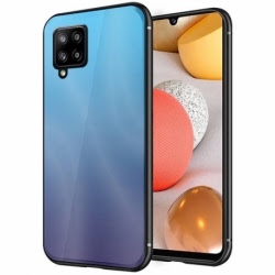 Husa SAMSUNG Galaxy A12 - Ombre Glass (Albastru)