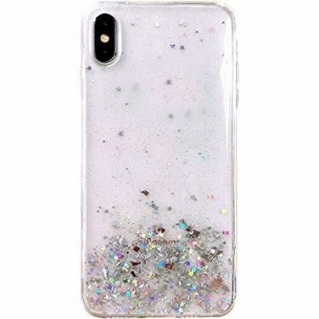 Husa SAMSUNG Galaxy A20e - Glitter Lichid Star (Transparent) Wozinsky