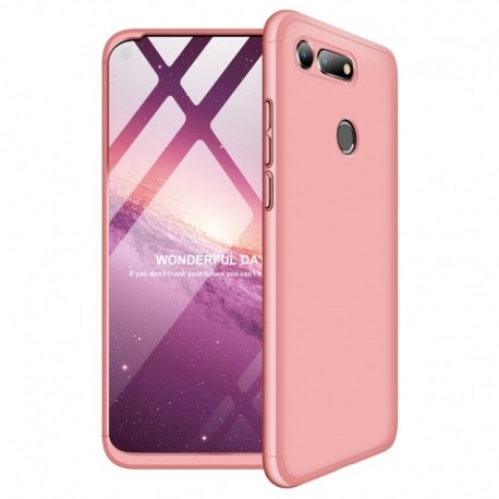Husa Pentru HUAWEI P20 Lite - 360 Grade Luxury Colorful TSS, Roz