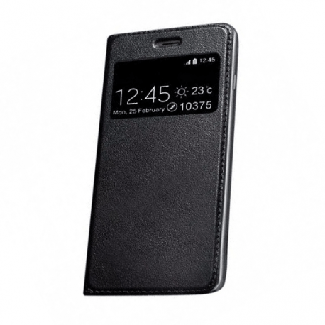 Husa Pentru SAMSUNG Galaxy J3 2017 - Leather Window TSS, Negru