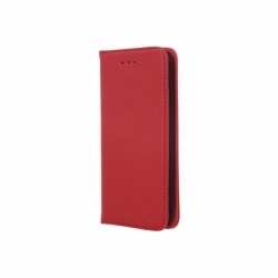 Husa XIAOMI Redmi Note 9S - Magnet Piele Naturala (Rosu)