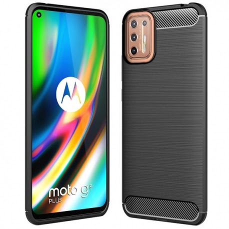 Husa MOTOROLA Moto G9 Plus - Carbon (Negru) FORCELL