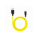 Cablu Date & Incarcare Tip C (Negru/Galben) 1 Metru HOCO X21