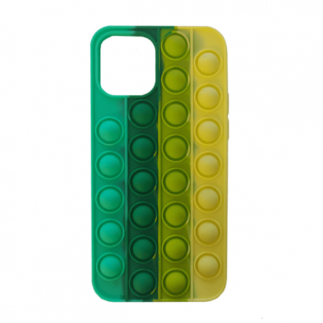 Husa pentru SAMSUNG Galaxy A12 - TPU Pop-It (Multicolor Verde)