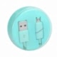 Cablu Date & Incarcare MicroUSB Ring (Menta) Box