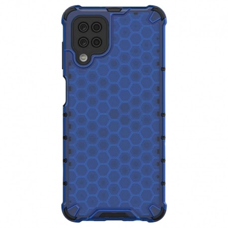 Husa pentru SAMSUNG Galaxy A12 - Gel TPU Honeycomb Armor (Albastru)