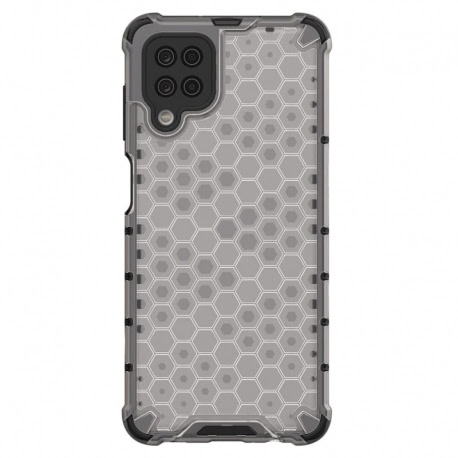 Husa pentru SAMSUNG Galaxy A12 - Gel TPU Honeycomb Armor (Transparent)