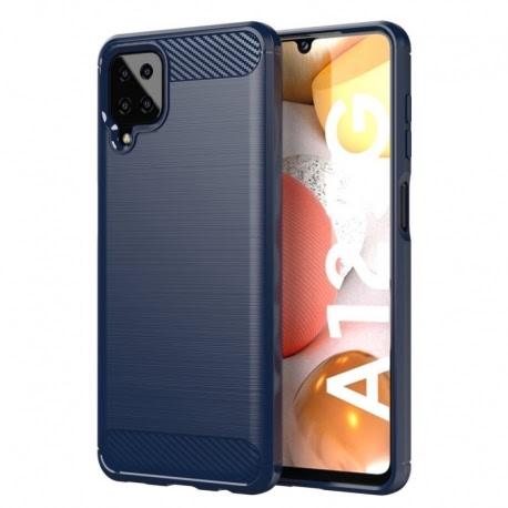 Husa pentru SAMSUNG Galaxy A12 - Carbon (Bleumarin)