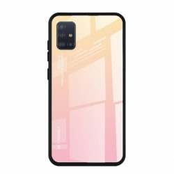 Husa pentru SAMSUNG Galaxy A51 - Ombre Glass (Roz)