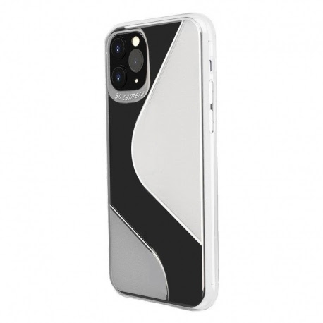 Husa pentru SAMSUNG Galaxy A51 - S-Line (Transparent)