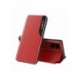 Husa pentru SAMSUNG Galaxy A51 - Leather View Case (Rosu)