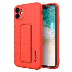 Husa pentru SAMSUNG Galaxy A51 - Silicon Kickstand (Rosu) Wozinsky