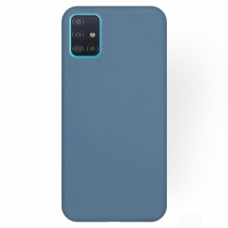 Husa pentru SAMSUNG Galaxy A12 - Silicon Cover (Albastru)